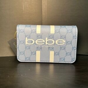 Bebe Paisley flap crossbody bag